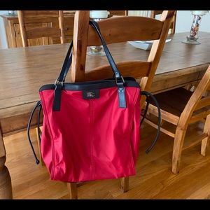 Burberry nylon extra large  tote
